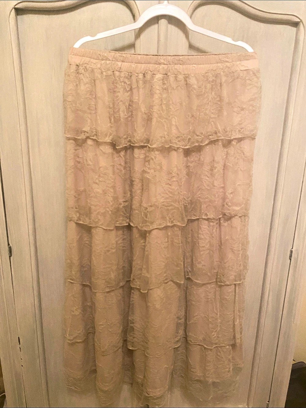 Cato Floral Lace Maxi Skirt Size Medium Like New
